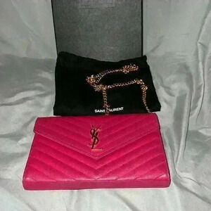 Selling Authentic YSL wallet on chain
